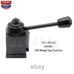 10Pcs OXA 250-000 Wedge Tool Post Holder Set + 4 extra HoldersFor Lathe up to 8