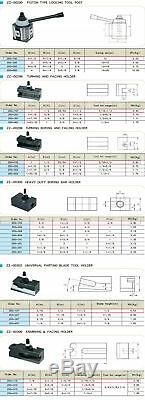 205-100 Piston Quick Change Toolpost Tool Post Holder Kit for 12 Lathe Machine