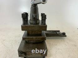 20mm Lathe Sliding Rail Toolpost with 4 way Quick Change Tool Post Holder