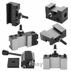 250-0 Tool Post Kit Steel WedgeType Piston Tool Holders for CNC Lathe Tool New