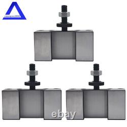 3Pcs Quick Change Tool Post Turning & Facing Holder For Lathe CXA #1 250-301