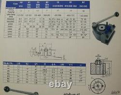 4 AD2090 QCTP system Multifix AD2090 Holders 4 A1/A Multifix Tool Post 540-115