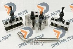 4 Pieces Set T37 Quick Change Tool Post For MyFord / Super 7 / ML 7 Lathes #STND