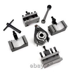 40 Position Quick Change Tool Post Set for WM210 Lathe with 4 Holders