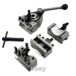 40 Position Quick Change Tool Post Set for WM210 Lathe with 4 Holders