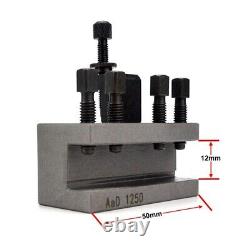 40 Position Quick Change Tool Post Set for, WM210 Lathe with 4 Holders