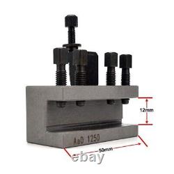 40 Position Quick Change Tool Post Set for WM210 Lathe with 4 Holders