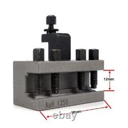 40 Position Quick Change Tool Post Set for WM210 Lathe with 4 Holders