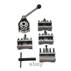 40 Position Quick Change Tool Post Set for WM210 Lathe with 4 Holders