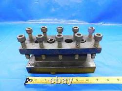 40mm Slot Width Lathe Block Four Way Tool Post 70mm Bolt Hole Length Metric