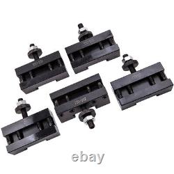 5Pcs New Quick Change Turning and Facing Lathe Fit for Tool Post Holder 250-201