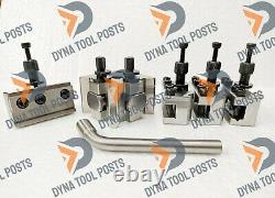 6 Pieces Set T37 Quick Change Tool Post For MyFord / Super 7 / ML 7 Lathes
