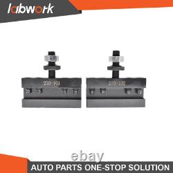 6Pcs AXA 250-100 Size Piston Type Quick Change Tool Post Set For Lathe 6- 12