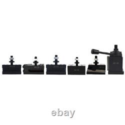 6Pcs AXA 250-111 Wedge Type Quick Change Tool Post Holder Set For Lathe 6- 12