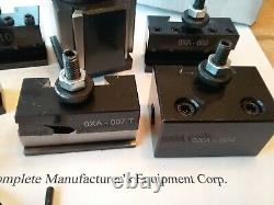 7pcs OXA Quick Change Tool Post Set Extra #1 6-9 Swing Wedge 250-000, #830-000