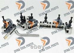 8 Pieces Set T37 Quick Change Tool Post For MyFord / Super 7 / ML 7 Lathes @STND