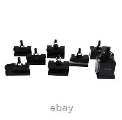8PCS Wedge Type Machine Tool Fixture Quick Change Tool Post for Lathe Accessory