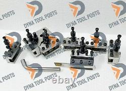 9 Pieces Set T37 Quick Change Tool Post For MyFord / Super 7 / ML 7 Lathes @STND