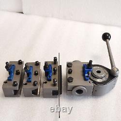 A Multifix Lathe Tool Post & Turning Boring Parting off Boring Drilling Holders