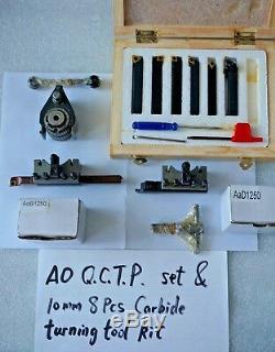 A0 40 Position Quick Change Tool Post Kit For 120-220mm Swing Lathe 4.7 to 8.7
