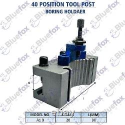 A1 40Position Quick Change Tool Post Kit For 150-300mm Lathe 6-12 Multifix A