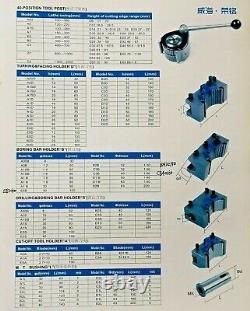 A1 40Position Quick Change Tool Post Main Block 150-300mm Lathe 6-12 Multifix