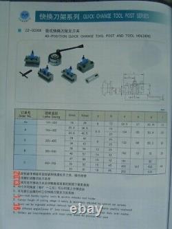 A1 40Position Quick Change Tool Post Main Block 150-300mm Lathe 6-12 Multifix