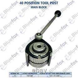 A1 Multifix 40 Position Tool Post 4 PC SET AD2090 Turning Tool Holder Multifix A