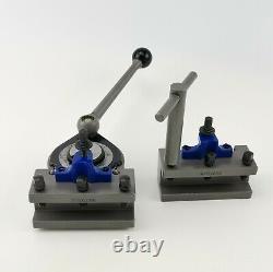 A1 Multifix 40 Position Tool Post And 2PCS AD2080 Turning Tool Holder Multifix A