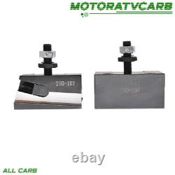 ALL-CARB 6Pcs AXA 250-100 Piston Type Quick Change Tool Post Set For Lathe 6-12
