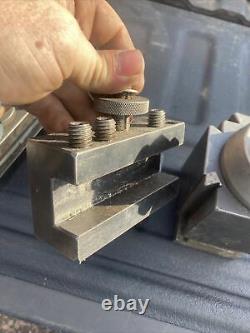 Aloris CA Quick Change 14-20 Metal Lathe Tool Post With Holders CA1 CA2 CA7