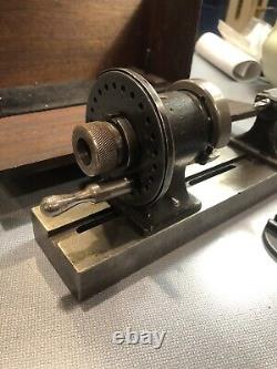 Antique ID OD Grinder Lathe Tool Post Chuck Grinding Attachment Dumore Mill