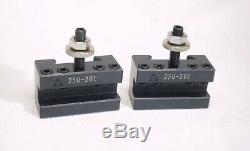 BOSTAR BXA 250-222 Wedge Type Tool Post for Lathe 10 15 with 7PC Tool Holders