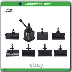 BXA 250-222 Wedge Type Tool Post For Lathe 10 15 With 7PC Tool Holders