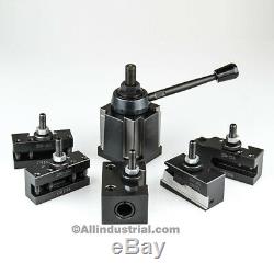 BXA Wedge Tool Post Set CNC High Precision Quick Change Lathe Holders 200 Series