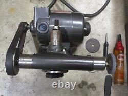 Clean DuMore 11-011 1/5 HP Lathe Tool Post Grinder Works Great With Case