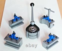 E5 Multifix Tool Post Kit With Wedge Type Part Off Tool Holder For 8 -16 Lathe