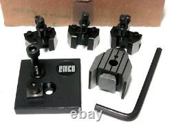 Emco Unimat 3 Mini Lathe Quick-Change Tool Post with 3 Holders, Ref No. 152010