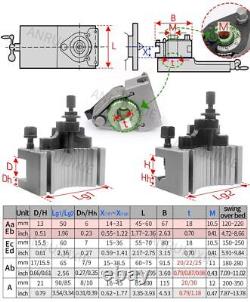 European Lathe Tool Holder Post Set Adjustable Aa Eb Ec Bed Swing Turning Tools