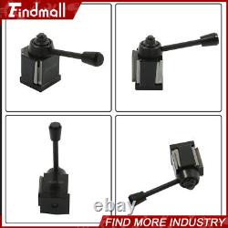 Findmall 3x OXA 250-000 Wedge Type Quick Change Tool Post Set For Lathe Up to 8