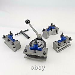 Fine Grind A Multifix Toolpost With 6 PCS AD1675 Turning 1 PC AH2085 bor Holders
