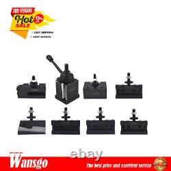 For Lathe 10 15 With 7PC Tool Holders BXA 250-222 Wedge Type Tool Post