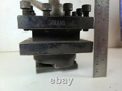 GRAND German Quality 3-1/2 Square Metal Lathe Turret Tool Post Holder