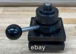 HARDINGE 4-WAY TOOL POST, HLV-H, OEM, 3 x 3, Excellent Condition