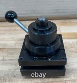 HARDINGE 4-WAY TOOL POST, HLV-H, OEM, 3 x 3, Excellent Condition