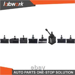 Labwork BXA 250-222 Wedge Type Tool Post Tool Holder Set For Lathe10 15 8Pcs