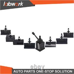 Labwork BXA 250-222 Wedge Type Tool Post Tool Holder Set For Lathe10 15 8Pcs