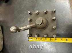 Lathe Four Way Tool Post 6 x 6 1.5 Tool Capacity WITH T Nut Unknown Brand