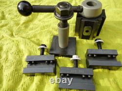 Lathe Medium Tool Post with Quick Change Tool holders for 5/8 tooling