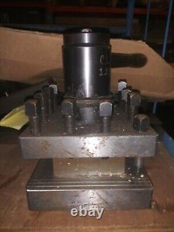 Lathe Quad Tool Post, 5.5 Quick Index 1 1-1/4 Shank ToolHolders